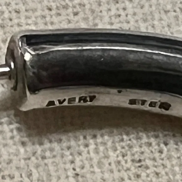 James Avery Fiesta Hoops Sterling Silver Earrings Large - Picture 6 of 6